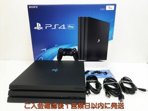 【1円】PS4Pro 本体 セット 1TB ブラック SONY PlayStation4 CUH-7000B 初期化/動作確認済 プレステ4 M04-271yk/G4