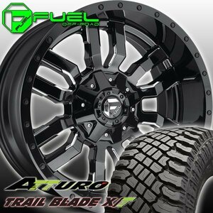 FUEL D595 Sledge ランクル200 ダッジ ラム 20インチタイヤホイールセット ATTURO TRAIL BLADE XT 275/55R20 285/55R20 305/55R20 X/T