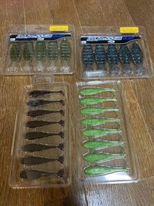 OSP ( O.S.P ) オーエスピー ドライブSSギル(DoLiveSS-Gill) ジャッカル ( JACKALL )アンモナイトシャッド3インチ ( Ammonite Shad ) 4個