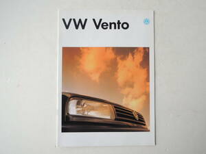 【カタログのみ】 VW ヴェント 1992年 22P カタログ 日本語版 フォルクスワーゲン