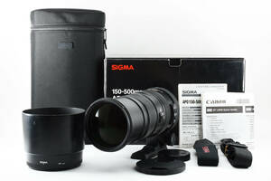 シグマ SIGMA APO 150-500mm F5-6.3 DG OS HSM キャノン用 canon 元箱 [実用品] #2096701A