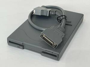 ★【希少品 PC98ノート 純正 外付けFDD】NEC PC-9821用 フロッピィディスクドライブ 型番：875542-001 専用ケーブル付き★ジャンク品