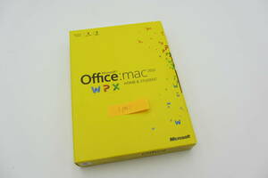 F/ 格安・#中古品 Microsoft Office for mac 2011 Home & Student Macintosh ワード/エクセル/パワーポイント 3ユーザー 3mac /SPA2