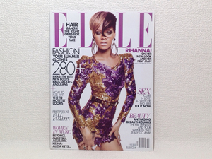 洋雑誌 ELLE US No.299 7.2010 Rihanna 送料180円/e1