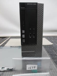 1679　　　　　　DELL OPTIPLEX 3020　ＨＤＤレス　