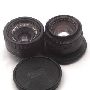 Schneider Componon 50mm F4, 60mm F5.6 GERMANY製 M39アダプター M25スクリューマウントレンズ シュナイダー