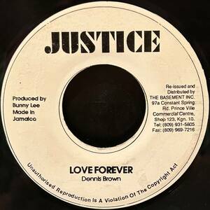 Dennis Brown - Love Forever / Carlton & the Shoesの大名曲「Love Me Forever」を、80sなアレンジでカバーした1枚！