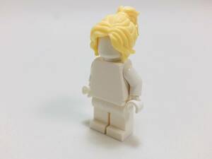 【新品未使用】レゴ　LEGO　ミニフィグ　ヘアー　ヘア　ロング　ウェーブ　ポニーテール　ブライトライトイエロー