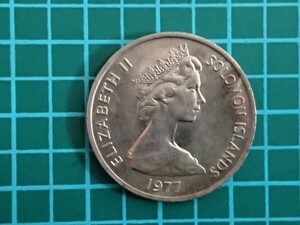 イギリス ソロモン諸島 エリザベス2世 10セント 1977年