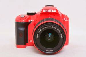 【動作確認済】 PENTAX ペンタックス　K-X　/ smc PENTAX-DA L18-55mm F3.5-5.6AL　デジタルカメラ / レッド / RICOH