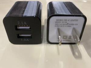 USB急速充電アダプター　2ポート 2個セット