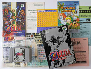Nintendo 64 ゼルダの伝説 時のオカリナ ハガキシールあり　N64 ニンテンドー64 Legend of Zelda Ocarina of Time
