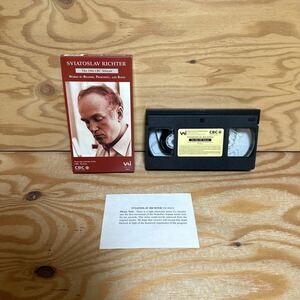 Y90A1-240305 レア［VHS SVIATOSLAV RICHTER The 1964 CBC Telecast Works by Brahms, Prokofiev, and Ravel］スヴャトスラフ・リヒテル