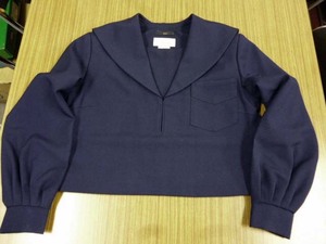 ★即決★値下げ！売り切り！9500・女子学生セーラー服・150A・白線なし