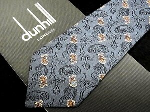 ♪今週の特売980円～♪1087♪状態並品【dunhill】ダンヒル【ペイズリー dロゴ 柄】ネクタイ♪