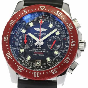 ブライトリング BREITLING A27363 スカイレーサー クロノグラフ 自動巻き メンズ 良品 _804359