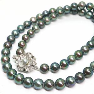 《アコヤ本真珠ネックレス》A 約6.5-7.0mm珠 29.9g 約42cm pearl necklace ジュエリー jewelry DA0/DA5