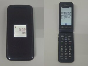 ユ■/Zこ7751　ドコモ docomo らくらくホン F-02J ネイビー 簡易動作OK 初期化済 /保証無