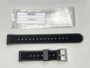 R02B021J9 SEIKO プロスペックス 19mm 純正シリコンラバーバンド ブラック SBEX007/SBDX031用 6159-7000復刻 ネコポス送料無料