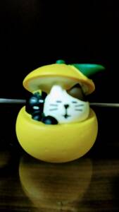 ●デコレ コンコンブル おせち猫 柚子黒豆【2021 お正月 福丑 お正月飾り】●(DECOLE concombre)