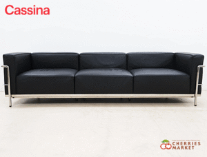 ◆展示品◆ Cassina カッシーナ LC3 3 FAUTEUIL GRAND CONFORT, GRAND MODELE 3Pソファ/3人掛けソファ 224万 美品