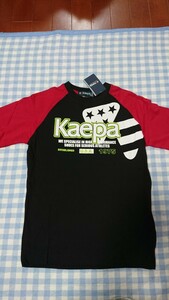 ♪137☆未使用・保管品☆Kaepa☆綿100　半袖Tシャツ　黒140