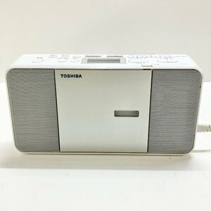 ◆【ジャンク品】TOSHIBA 東芝 TY-C300 CDラジオ AM FM CDプレーヤー オーディオ機器 2020年製 ホワイト 現状品 (E2)N/G60509/7/1.2