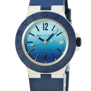 【3年保証】 ブルガリ ブルガリブルガリ アルミニウム カプリ 103815 青グラデーション 限定 2023年 自動巻き メンズ 腕時計