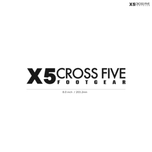 【X5】クロスファイブ★02★ダイカットステッカー★切抜きステッカー★JPN★NKNT★8.0インチ★20.3cm