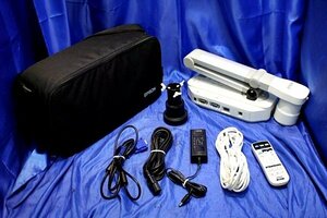 EPSON/エプソン 光学12倍ズーム フルハイビジョン対応 書画カメラ ★ELPDC21/付属品有り★ 50478Y