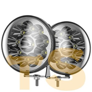 作業灯 ホワイト 6500K CREEチップ採用 12V/24V兼用 ジープ ジムニー SUV ボート 2個 新発売!! LED ワークライト 30W 4インチ