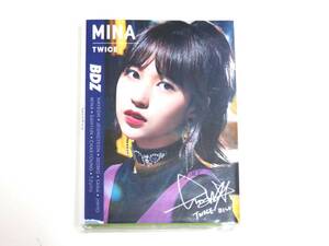 送無) TWICE/トゥワイス MINA ミナ★折りたたみ MEMO BOOK メモ帳 新品