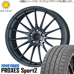 235/35R19 ホンダ ジェイド TOYO PROXESスポーツ2 ENKEI RS05RR 19インチ 8.5J +45 5H114.3P サマータイヤ ホイールセット 4本