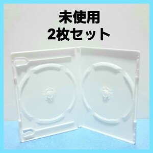 DVDケース 2枚収納タイプ 白2枚 【未使用】 /05 サンワサプライ