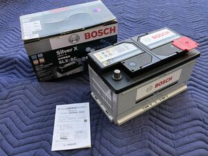 BOSCH (ボッシュ)バッテリー シルバーX SLX-8C 58043 S-8CN SL-8C Cクラス 204 BMW E87 3シリーズ E39 A3 A4 TT ボルボ S60 V60 V70 LBN4