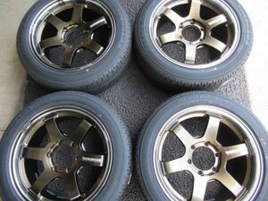 ★数量限定★RAYS【VOLKRACING】TE-37SB TOURER-SR 18ｘ8.0 ＋38 6/139.7 シャイニングブロンズメタル/リムDC(SR) x４本 ※PA03 225/50R18