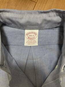 ブルックスブラザーズ オックスフォード ボタンダウンシャツ BROOKSBROTHERS141/2ブルー