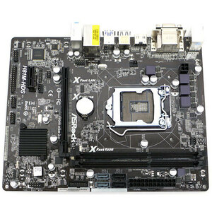 【中古】ASRock製 MicroATXマザーボード H81M-HDS LGA1150 [管理:2000012300]