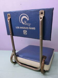 NFL ロサンゼルス・ラムズ ビンテージ スタジアムシート 折り畳み式 座席 イス椅子Los Angeles Rams Stadium Seat ディスプレイ インテリア