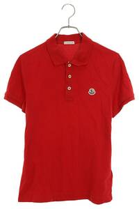 モンクレール MONCLER MAGLIA POLO MANICA CORTA サイズ:S ロゴワッペン半袖ポロシャツ 中古 BS99