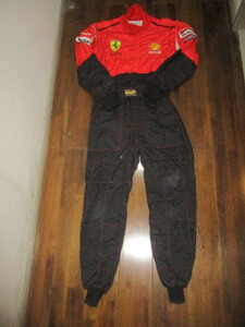 ■スクーデリア フェラーリ OMP レーシングスーツ サイズ50 中古 1996年 シューマッハ SCUDERIA Ferrari Marlboro Driving Suit Race suit 