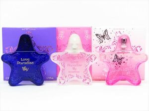 ◆◇Estelle de Valrose エステルドバルローズ ラブパラダイス/ローズローズ/ジュエルスカイ 3点セット 50ml 未使用品◇◆