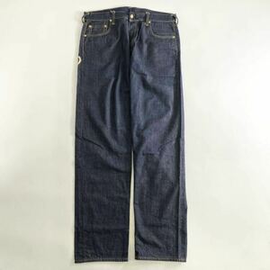 42d4 《美品》 EVISU エヴィス 神通 恵比寿 デニムパンツ ジーンズ 36 濃紺 Lot.0001 七福神 JEANS