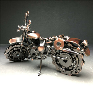 金属製　バイク模型　ミニバイク　インテリア　置物　重さ約460ｇ
