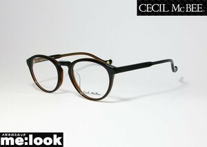 CECIL McBEE セシルマクビー レディース クラシック 眼鏡 メガネ フレーム CMF7048-4-48 度付可 ブラック　ブラウン