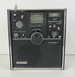 【HM1193】 SONY ソニー ICF-5800 スカイセンサー FM/AM 5バンド マルチバンド レシーバー BCL ラジオ オーディオ機器 昭和レトロ