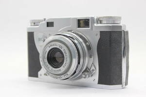 【返品保証】 コニカ Konica II IIB-m Hexar 45mm F3.5 レンジファインダー カメラ s3661
