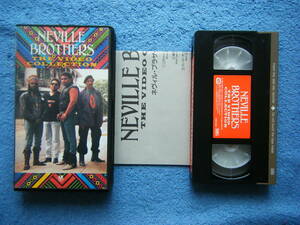 即決 ネヴィルブラザーズの中古VHSビデオ2本 「ザ・ビデオ！」,「LEGENDS OF NEW ORLEANS」 / 曲目・詳細は写真5～10をご参照ください