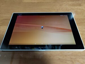 中古　送料無料　XPERIA Z2 tablet SO-05F SONY ソニー Android タブレット 簡易動作確認 初期化済　ドコモ　ジャンク