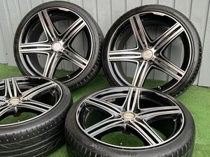 WALDワルド マホラ M11C 21インチホイール／タイヤ (21x9J+ 33) (21x10J +40) PCD5x120 ハブ60mm レクサスLS460 LS600 LS500 (A)